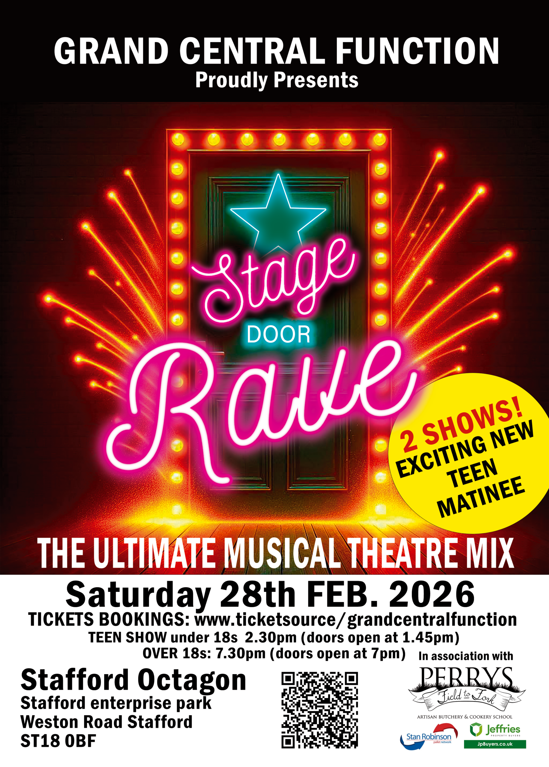 Stage Door Rave Act 2 at Octagon Stafford